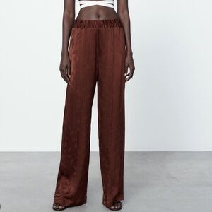 ZARA Jacquard Pajama Pants BNWT